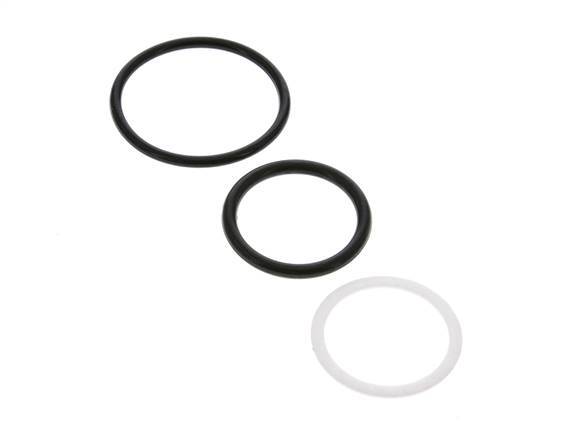 PTFE/NBR Seals Set for ISO 14541 Hydraulic Coupling (M 42 x 2 and 48 mm) [5 Pieces]