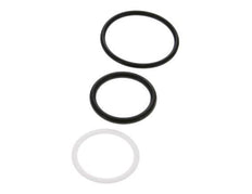 PTFE/NBR Seals Set for ISO 14541 Hydraulic Coupling (M 42 x 2 and 48 mm) [5 Pieces]