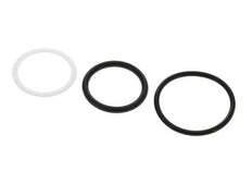 PTFE/NBR Seals Set for ISO 14541 Hydraulic Coupling (M 42 x 2 and 48 mm) [5 Pieces]