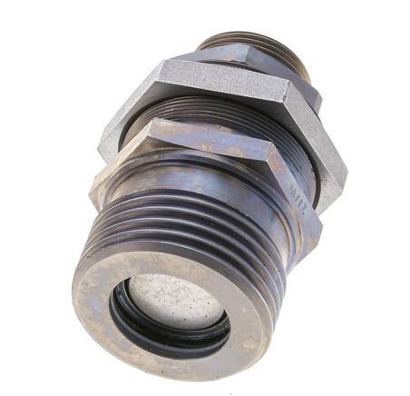 Steel Hydraulic Coupling Socket 28 mm L Cutting Ring ISO 14540/8434-1 D M54 x 4