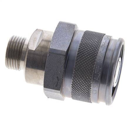 Steel Hydraulic Coupling Plug 12 mm S Cutting Ring ISO 14540/8434-1 D M32 x 3