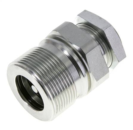 Stahl EDBRO Schraubkupplungen G 1 Zoll Innengewinde Fest halb D 54 mm