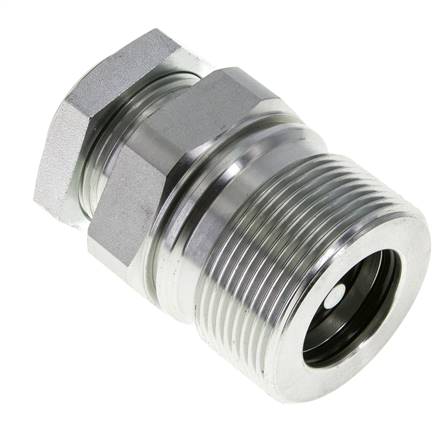 Stahl EDBRO Schraubkupplungen G 1 Zoll Innengewinde Fest halb D 54 mm