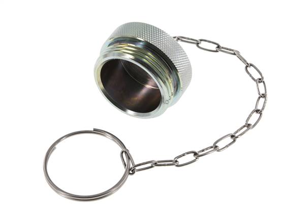 UNS 1-3/4"-10 Stahl-Staubschutzkappe für Kupplungsdose