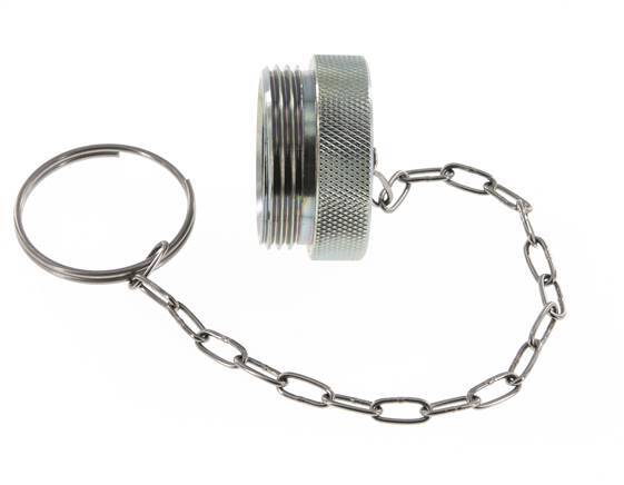 UNS 1-3/4"-10 Stahl-Staubschutzkappe für Kupplungsdose