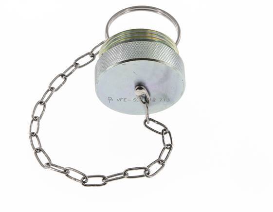 UNS 1-3/4"-10 Stahl-Staubschutzkappe für Kupplungsdose