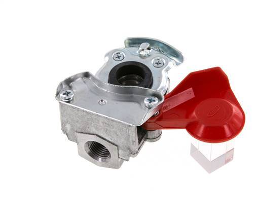 Lieferung Rot Aluminium Gladhand-Kupplung M16x1,5 Innengewinde DIN 74342
