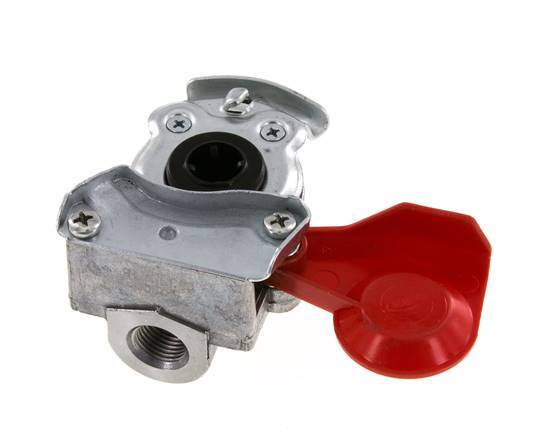 Lieferung Rot Aluminium Gladhand-Kupplung M16x1,5 Innengewinde DIN 74254