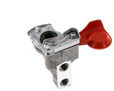 Lieferung Rot Aluminium Gladhand-Kupplung 2 x M16x1,5 Innengewinde DIN 74254