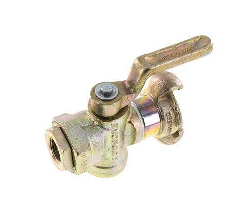 G 1/2'' Drosselventil Klauenkupplung DIN 3486 Gusseisen