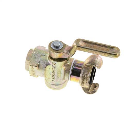 G 1/2'' Drosselventil Klauenkupplung DIN 3486 Gusseisen