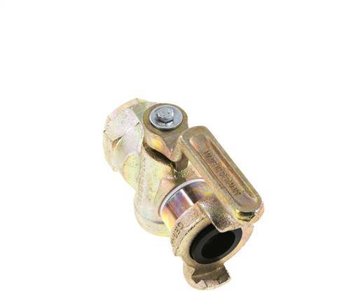 G 1/2'' Drosselventil Klauenkupplung DIN 3486 Gusseisen