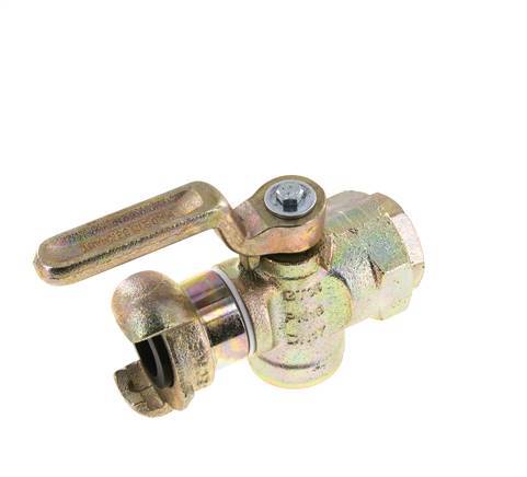 G 1/2'' Drosselventil Klauenkupplung DIN 3486 Gusseisen