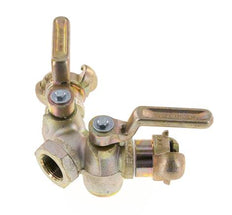 G 3/4'' Doppeldrosselventil Klauenkupplung DIN 3487 Gusseisen