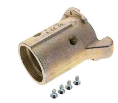 Sandstrahlkupplung 32x48 mm Schlauchanschluss Temperguss Kupplungslänge 136 mm