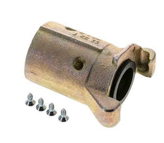 Sandstrahlkupplung 32x48 mm Schlauchanschluss Temperguss Kupplungslänge 136 mm