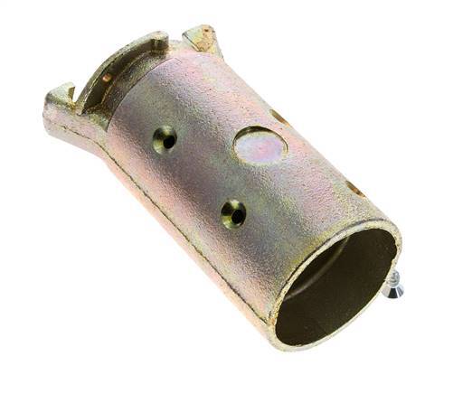 Sandstrahlkupplung 38x56 mm Schlauchanschluss Temperguss Kupplungslänge 136 mm