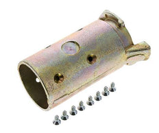 Sandstrahlkupplung 38x56 mm Schlauchanschluss Temperguss Kupplungslänge 136 mm