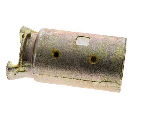 Sandstrahlkupplung 42x60 mm Schlauchanschluss Temperguss Kupplungslänge 137 mm