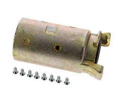 Sandstrahlkupplung 42x60 mm Schlauchanschluss Temperguss Kupplungslänge 137 mm