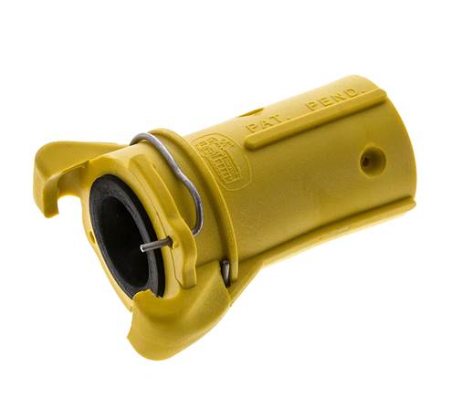 Sandstrahl-Kupplung 19x33 mm Schlauchanschluss Nylon-Kupplung Länge 110 mm