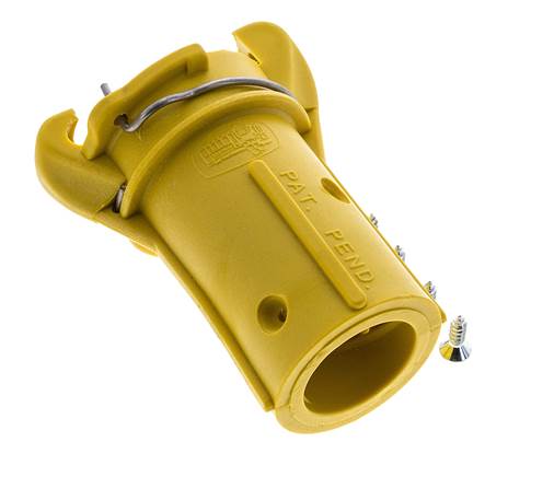 Sandstrahl-Kupplung 19x33 mm Schlauchanschluss Nylon-Kupplung Länge 110 mm