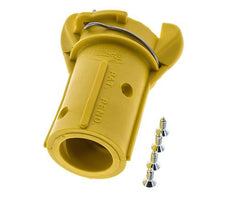 Sandstrahl-Kupplung 19x33 mm Schlauchanschluss Nylon-Kupplung Länge 110 mm