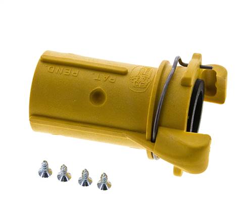 Sandstrahl-Kupplung 25x39 mm Schlauchanschluss Nylon-Kupplung Länge 110 mm