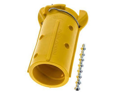 Sandstrahl-Kupplung 32x48 mm Schlauchanschluss Nylon-Kupplung Länge 136 mm