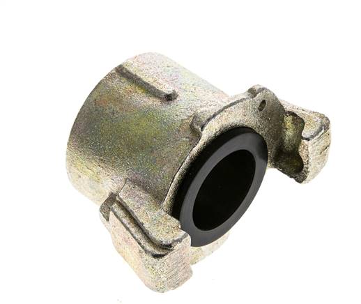 Sandstrahl-Kupplung 1 1/4'' Innengewinde Temperguss-Kupplung Länge 62 mm