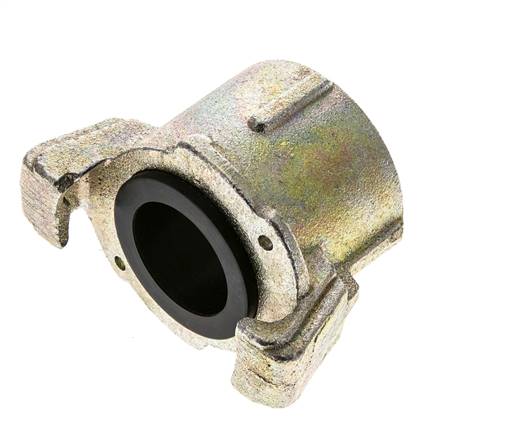 Sandstrahl-Kupplung 1 1/4'' Innengewinde Temperguss-Kupplung Länge 62 mm
