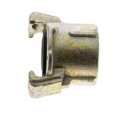 Sandstrahl-Kupplung 1 1/4'' Innengewinde Temperguss-Kupplung Länge 62 mm