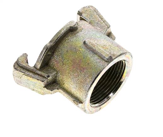 Sandstrahl-Kupplung 1 1/4'' Innengewinde Temperguss-Kupplung Länge 62 mm