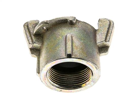 Sandstrahl-Kupplung 1 1/4'' Innengewinde Temperguss-Kupplung Länge 62 mm