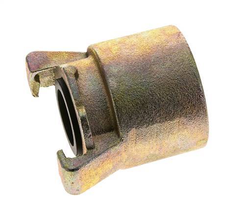 Sandstrahl-Kupplung 2'' Innengewinde Temperguss-Kupplung Länge 79 mm