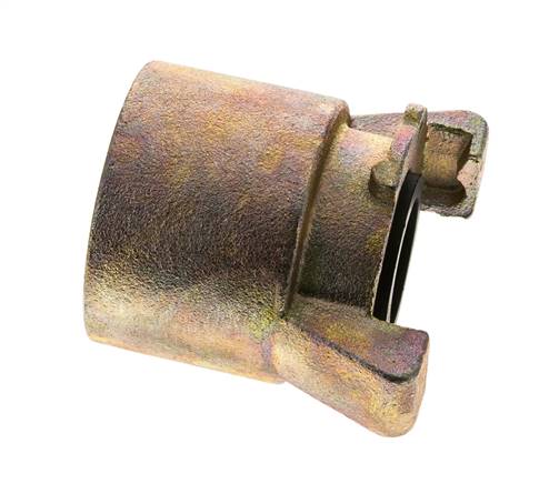 Sandstrahl-Kupplung 2'' Innengewinde Temperguss-Kupplung Länge 79 mm