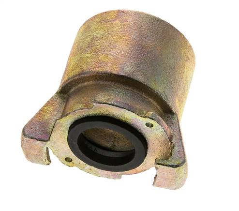 Sandstrahl-Kupplung 2'' Innengewinde Temperguss-Kupplung Länge 79 mm