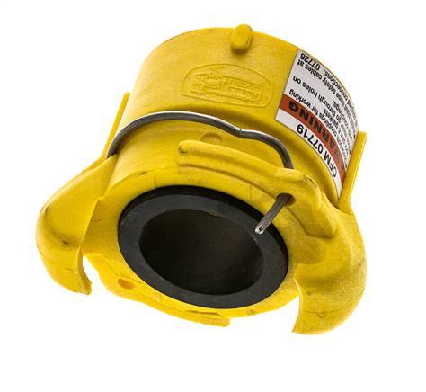 Sandblast Coupling 50 mm Female Threads Nylon Coupling Length 63 mm