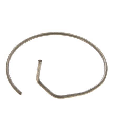 Sandstrahlkupplung 2 mm Automatik-Sicherheitsclip [2 Stück]