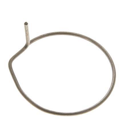 Sandstrahlkupplung 2 mm Automatik-Sicherheitsclip [2 Stück]