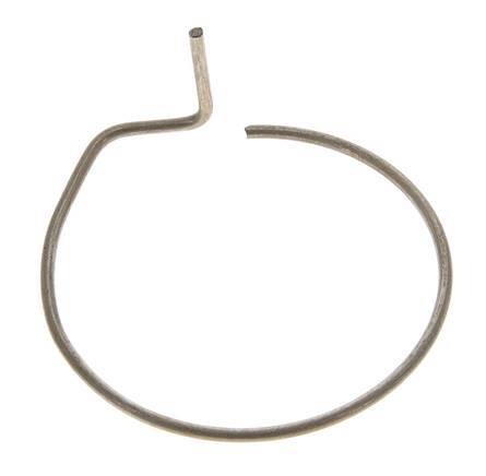 Sandstrahlkupplung 2 mm Automatik-Sicherheitsclip [2 Stück]