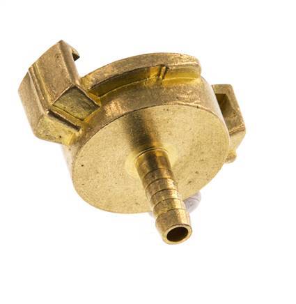6 mm Schlauch Barb GEKA Gartenschlauch Messing-Kupplung [2 Stück]