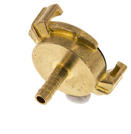 6 mm Schlauch Barb GEKA Gartenschlauch Messing-Kupplung [2 Stück]