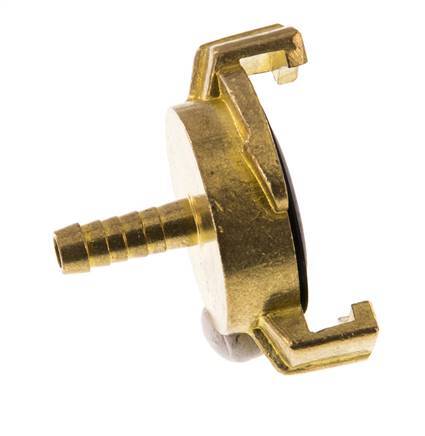 6 mm Schlauch Barb GEKA Gartenschlauch Messing-Kupplung [2 Stück]