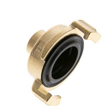 1/4'' Female GEKA Garden Hose Brass Coupling [2 Pieces]