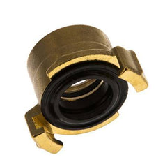 1'' Weibliche GEKA Gartenschlauch-Messing-Kupplung [2 Stück]