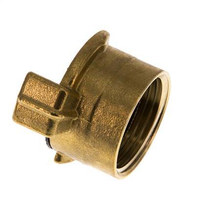 1'' Weibliche GEKA Gartenschlauch-Messing-Kupplung [2 Stück]