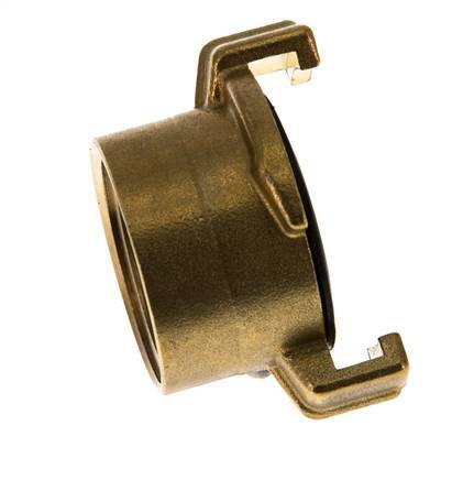 1'' Weibliche GEKA Gartenschlauch-Messing-Kupplung [2 Stück]