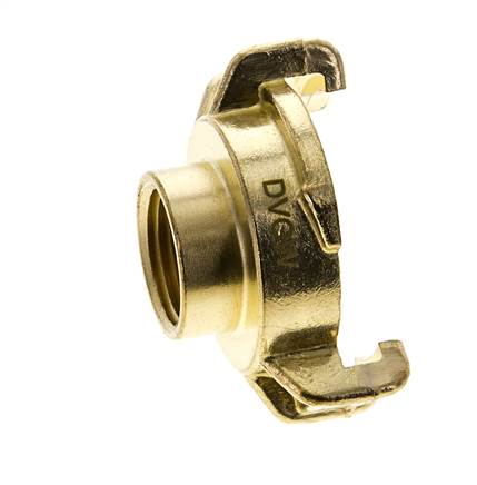 1/2'' Weibliche GEKA Gartenschlauch-Messing-Kupplung KTW
