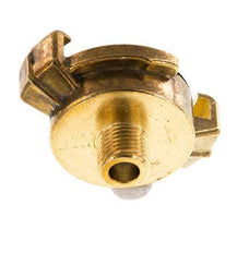 1/4'' Male GEKA Gartenschlauch Messing-Kupplung [2 Stück]